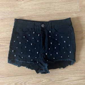 H&M Raw Hem Denim Shorts
